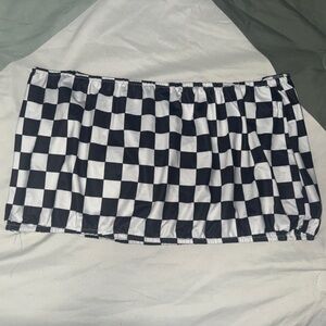 Checkered Tube Top or Mini Skirt